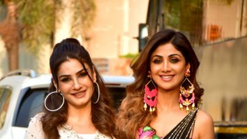 Photos: Raveena Tandon and Shilpa Shetty snapped on the sets of Indian Idol