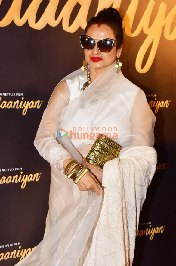 photos sara ali khan ibrahim ali khan rekha khushi kapoor and others grace the premiere of nadaaniyan 5