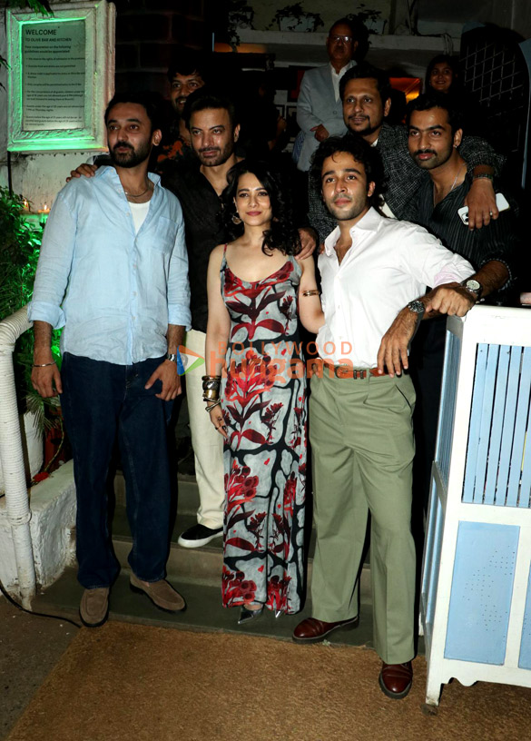 photos vikramaditya motwane zahan kapoor rahul bhat monika shergill tanya bami sameer nair and others were snapped at the success party of black warrant at olive bar and kitchen 2