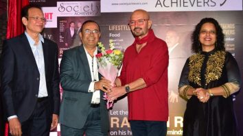 Rakesh Roshan and others snapped at the cover launch of Society Achievers featuring The Roshans
