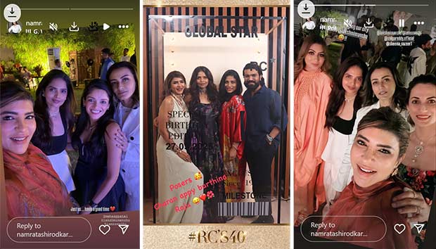 Ram Charan rings in 40 in a lavish party hosted by wife Upasana Kamineni Konidela; Namrata Shirodkar, Lakshmi Manchu attend