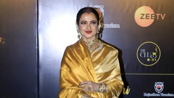 Rekha Ji draped like an IIFA trophy
