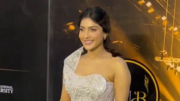 Ishita Raj in a dazzling white gown for IIFA 2025