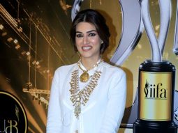 Kriti Sanon wearing an outfit inspired by Ranveer Singh at IIFA 2025