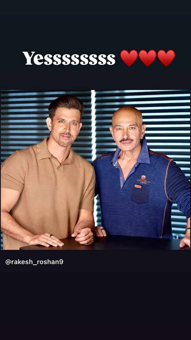 Saba Azad cheers for boyfriend Hrithik Roshan; showcases support for his debut directorial Krrish 4