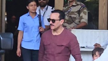 Saif Ali Khan papped with his family