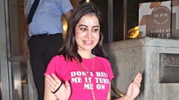 Uorfi’s tee says ‘don’t hate me it turns me on’