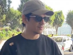 Vijay Varma rocks in a black sweatshirt at the airport