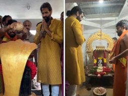 Ahead of Kannappa’s release, Vishnu Manchu seeks blessings at Utukuru Nagalingeswara Temple