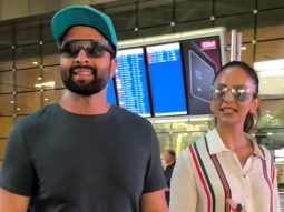 lovely couple Jackky Bhagnani & Rakul Preet Singh spotted at the airport