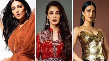 From Orange Gowns to Gold Glam: Shruti Haasan inspires looks of style icons