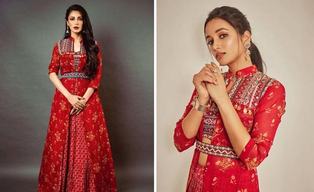 From Orange Gowns to Gold Glam: Viral post shows how Shruti Haasan quietly sets fashion trends