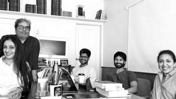 Haider reunion: Tabu shares monochrome picture with Shahid Kapoor, Vishal Bhardwaj