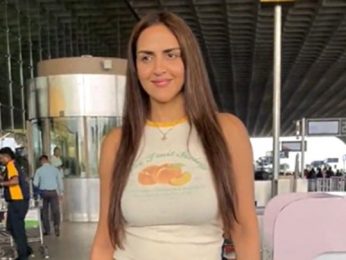 Pretty Pretty Esha Deol at the airport