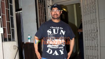 Photos: Aamir Khan snapped at dubbing studio in Bandra