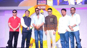 Photos: Ajay Devgn, Bhushan Kumar and others attend grand Akshaya Tritiya bell-ringing ceremony at NSE ahead of Raid 2 release