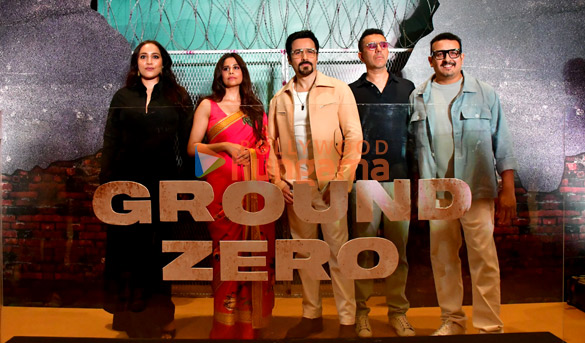 photos emraan hashmi saie tamhankar zoya hussain and others snapped at the trailer launch of ground zero 1