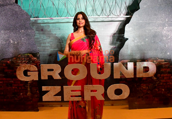 photos emraan hashmi saie tamhankar zoya hussain and others snapped at the trailer launch of ground zero 11 2
