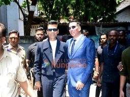 Photos: Karan Johar, Akshay Kumar and Ananya Panday host a press conference as a part of Kesari: Chapter 2 promotions