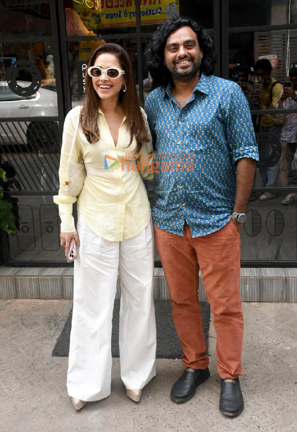 photos nushrratt bharuccha and vishal furia snapped promoting chhorii 2 3