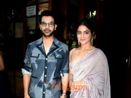 Photos: Rajkummar Rao and Wamiqa Gabbi snapped promoting Bhool Chuk Maaf at Gigi restaurant in Bandra Photos: Rajkummar Rao and Wamiqa Gabbi snapped promoting Bhool Chuk Maaf at Gigi restaurant in Bandra