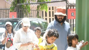 Photos: Riteish Deshmukh and Genelia Deshmukh with kids snapped outside a football ground in Bandra
