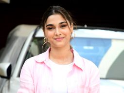 Photos: Saiee Manjrekar snapped at Whoppl Studios