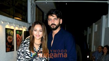 Photos: Sonakshi Sinha and Zaheer Iqbal snapped at Izumi in Bandra