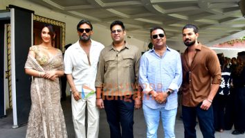 Photos: Sooraj Pancholi, Suniel Shetty, Aakanksha Sharma and others snapped promoting their film Kesari Veer