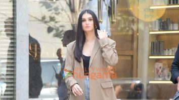 Photos: Tara Sutaria snapped while shooting in Bandra