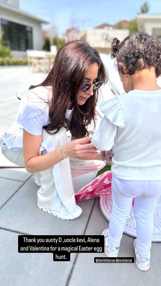 Priyanka Chopra expresses gratitude to Danielle and Kevin Jonas for hosting Malti’s Easter celebration