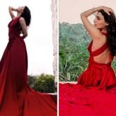 Radhikka Madan embraces the “Pinterest cliché” in Bali with striking red dress shoot
