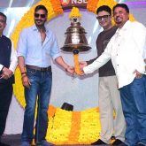 Ajay Devgn rings NSE bell on Akshaya Tritiya to promote Raid 2