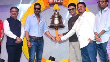 Ajay Devgn rings NSE bell on Akshaya Tritiya to promote Raid 2