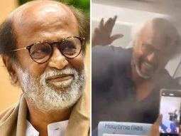 Rajinikanth chooses simplicity: Boards economy class, fans go wild