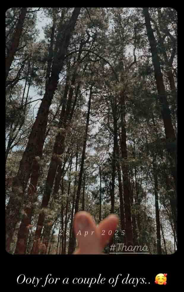 Rashmika Mandanna kicks off shooting for Maddock Films Thama in scenic Ooty