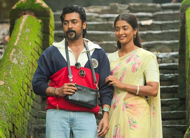 Suriya credits Retro co-star Pooja Hegde for 'Kanimaa' song's success: "She has promoted the film a little more than me"