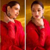 Tamannaah Bhatia stuns in Rs 1.59 lakh Torani anarkali with intricate Aari embroidery at Odela 2 trailer launch