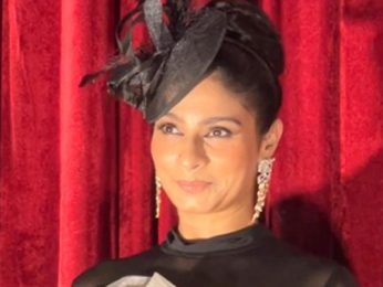 Tanishaa Mukerji slays in a white rose risky dress