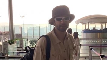 The couple making a statement with their airport look! Varun Dhawan & Natasha Dalal