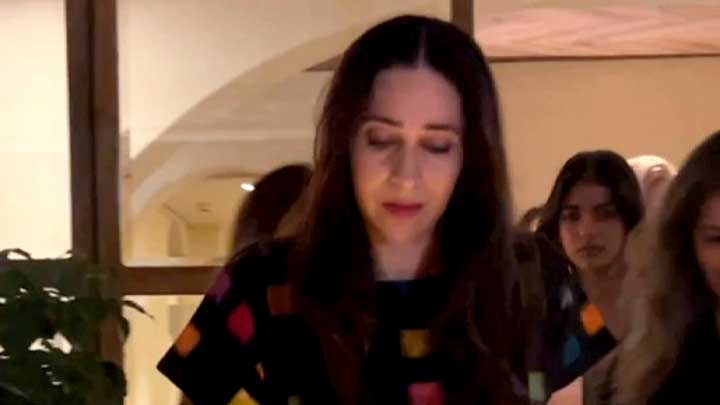 Karisma Kapoor after a dinner date with her girlies