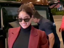 Janhvi Kapoor’s boss lady airport look