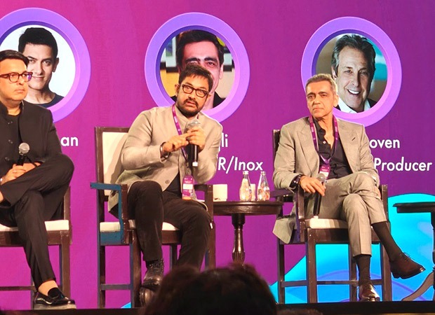 WAVES 2025: Aamir Khan calls 8-week theatrical-OTT window "FAULTY": "Whether your film is good or bad, this business model DOESN'T make sense"; Ajay Bijli reveals, "Global BO dropped from $42 billion pre-Covid to $32 billion; 40 lakh seats in cinemas in India; 2024 occupancy was just 16%"