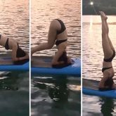 Alaya F pulls off a headstand on a paddleboard in the middle of a river: “Someone jokingly said…”
