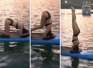 Alaya F pulls off a headstand on a paddleboard in the middle of a river: “Someone jokingly said…”