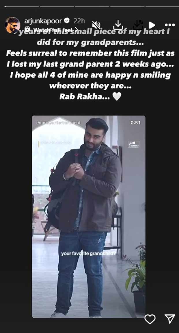 Arjun Kapoor pens emotional note as Sardar Ka Grandson turns 4: “Hope all 4 of mine are smiling”