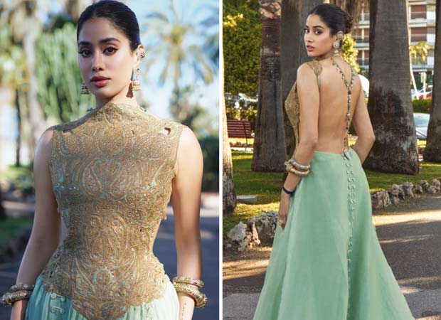 Janhvi Kapoor serves couture and culture in a backless ensemble from Anamika Khanna at Cannes 2025; Shikhar Pahariya reacts 2025 : Bollywood News – Bollywood Hungama