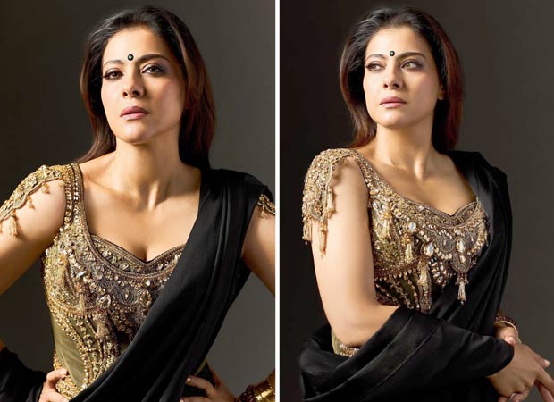 Kajol channels fierce feminine power in custom Torani saree for Maa trailer launch