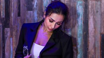 Malaika Arora stuns in Rs 85,000 AK-OK co-ord featuring sculpted silhouette and statement florals