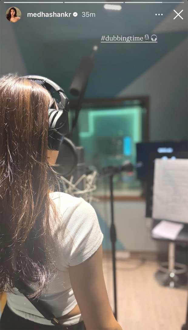 Medha Shankr teases new project with BTS dubbing post